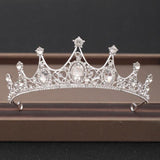 Wedding Crowns Tiaras Bridal Headpieces with Baroque Rhinestones Crystals - BridalSparkles