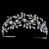 Elegant Leaves Design AAAA+ Quality Zircon Diamonds  Bridal Hair Accessory