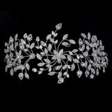 Luxury Crystal AAA+ CZ Diamonds Hair Clip Wedding Headband Tiara - BridalSparkles