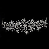 Luxury Crystal AAA+ CZ Diamonds Hair Clip Wedding Headband Tiara - BridalSparkles