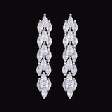Famous Brand 4pcs AAA Cubic Zirconia Diamonds Bridal  Full Jewellery Sets For Women - Party,Wedding Jewellery Set