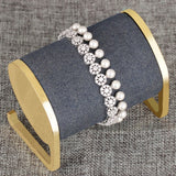 New Arrival Luxury AAA Cubic Zirconia Diaomonds and Pearls Bridal Jewelry Sets For Women - Wedding Party Jewelry