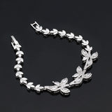 Trendy Luxury 4PCS AAA Cubic Zirconia Diamonds Bridal Jewelry Set For Women - Wedding Party jewelry