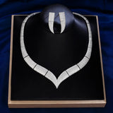 New Fashion Design Full Set AAA Cubic Zirconia Bridal Jewellery Set - Women's Wedding Party Accessory