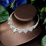 Gorgeous Charming Teardrop 4Pcs AAA Cubic Zirconia Diamonds Jewellery Set Bridal Wedding Party Accessories