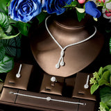 New Translucent Pendant Set Twisted Round Small Sun 4Pcs Bridal Wedding Jewelry Set, Perfect for every Bride