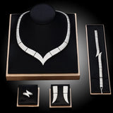 New Fashion Design Full Set AAA Cubic Zirconia Bridal Jewellery Set - Women's Wedding Party Accessory