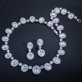 Multi Color High Quality Micro Inlay AAA+ Zircons Stones Wedding Jewelry Set - BridalSparkles