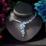 New Design - Italian AAA+ Cubic Zirconia Diamonds Bridal Jewelry Set - BridalSparkles