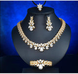 Magnificent Sparkling High Quality AAAA+ Zircon Diamonds Bridal Jewelry