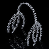Marvellous Handmade AAAA Cubic Zirconia Diamonds Hair Jewelry Wedding Accessory