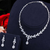 Best Seller AAAA High Quality Cubic Zirconia 3 Piece  Drop Wedding Bridal Wedding Jewelry Set - BridalSparkles