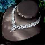 Exclusive Designer AAAA+ Quality Cubic Zirconia Diamonds 4 piece Jewelry Wedding Bridal Set - BridalSparkles