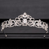 Wedding Crowns Tiaras Bridal Headpieces with Baroque Rhinestones Crystals - BridalSparkles