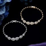 Graceful High Quality AAAA+ Cubic Zirconia Diamonds Waterdrop Wedding Set - BridalSparkles