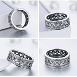 New Style 925 Sterling Silver AAAA Quality CZ Square Wedding Ring
