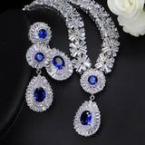 Wonderful 6 Colors High Quality AAA+ Quality CZ Simulated Diamonds Cubic Zirconia Jewelry Set