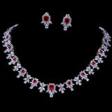 Adorable AAA+ Quality Zircon Diamonds 2 Piece Bridal Set for Luxury Wedding Jewelry Set - BridalSparkles