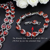 High Quality 3 Piece Bridal Wedding Jewelry  Luxury AAA+ Quality Zirconia Jewelry Set - BridalSparkles