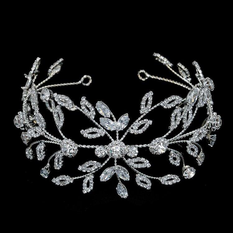 Classy Hair Jewelry AAAA+ Cubic Zirconia Diamonds  Bridal Hair Accessory - BridalSparkles