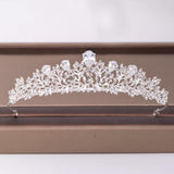 Wedding Crowns Tiaras Bridal Headpieces with Baroque Rhinestones Crystals - BridalSparkles