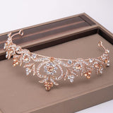 Wedding Crowns Tiaras Bridal Headpieces with Baroque Rhinestones Crystals - BridalSparkles
