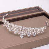 Wedding Crowns Tiaras Bridal Headpieces with Baroque Rhinestones Crystals - BridalSparkles