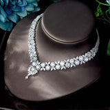 Exclusive Designer AAAA+ Quality Cubic Zirconia Diamonds 4 piece Jewelry Wedding Bridal Set - BridalSparkles