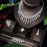 Glamorous Luxury AAA+ CZ Diamonds  Wedding Jewelry Set - BridalSparkles