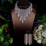 Remarkable Fashion ♥︎ High Quality AAA+ Cubic Zirconia Diamonds ♥︎ 2pcs Bride Jewelry Set - BridalSparkles
