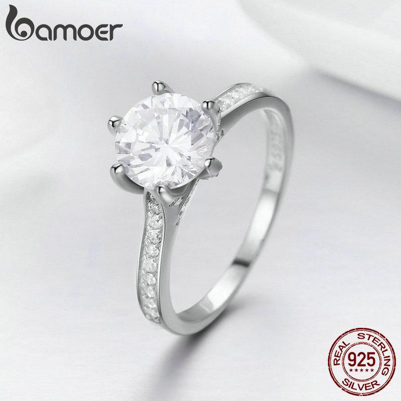 High Quality 925 Sterling Silver Princess Square AAAA+ CZ WEdding Bridal Ring - BridalSparkles