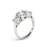 Stunning 925 Sterling Silver 2 Carat Oval Cut Sona Diamond Wedding Ring - BridalSparkles