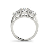 Stunning 925 Sterling Silver 2 Carat Oval Cut Sona Diamond Wedding Ring - BridalSparkles