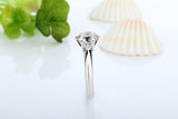 Superb 18KRGP Stamp Silver Base AAAA+ Quality Solitaire 2.0ct Wedding Ring - BridalSparkles