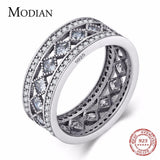 New Style 925 Sterling Silver AAAA Quality CZ Square Wedding Ring - BridalSparkles