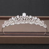 Wedding Crowns Tiaras Bridal Headpieces with Baroque Rhinestones Crystals - BridalSparkles
