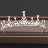 Wedding Crowns Tiaras Bridal Headpieces with Baroque Rhinestones Crystals - BridalSparkles