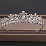 Wedding Crowns Tiaras Bridal Headpieces with Baroque Rhinestones Crystals - BridalSparkles