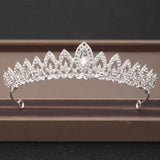 Wedding Crowns Tiaras Bridal Headpieces with Baroque Rhinestones Crystals - BridalSparkles