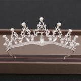 Wedding Crowns Tiaras Bridal Headpieces with Baroque Rhinestones Crystals - BridalSparkles