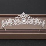 Wedding Crowns Tiaras Bridal Headpieces with Baroque Rhinestones Crystals - BridalSparkles