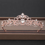 Wedding Crowns Tiaras Bridal Headpieces with Baroque Rhinestones Crystals - BridalSparkles