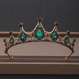 Wedding Crowns Tiaras Bridal Headpieces with Baroque Rhinestones Crystals - BridalSparkles