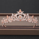 Wedding Crowns Tiaras Bridal Headpieces with Baroque Rhinestones Crystals - BridalSparkles