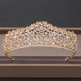 Wedding Crowns Tiaras Bridal Headpieces with Baroque Rhinestones Crystals - BridalSparkles