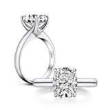 Captivating Lab Diamond Solitaire Wedding Ring