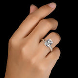 Captivating Lab Diamond Solitaire Wedding Ring - BridalSparkles