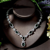 New Design Beautiful AAAA+ Cubic Zirconia Wedding Party Necklace Jewelry Set - BridalSparkles