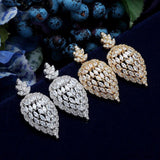 Gorgeous Vintage AAAA+ Quality Zircon Diamonds 4 piece Bridal Wedding Jewelry Set - BridalSparkles