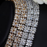 Exclusive Luxury AAA+ Cubic Zirconia Diamonds Necklace Earring Bracelet Bridal Jewelry Set - Best Seller - BridalSparkles